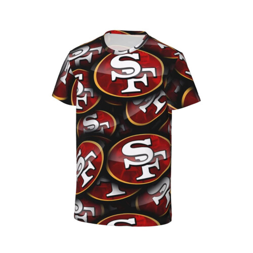 49ers ungdoms kortermet skjorte for gutter og jenter 1