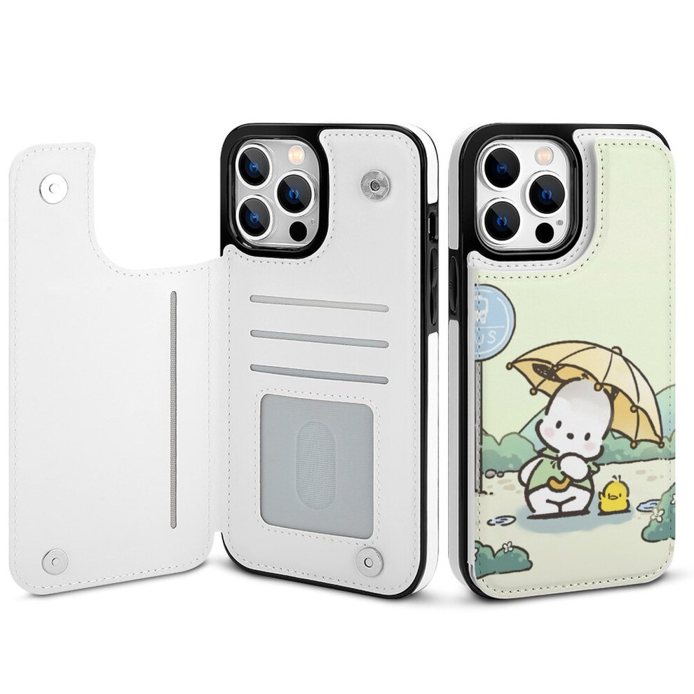Pochacco Iphone 14 Pro Max Wallet Case With Card Holder And 301029986543