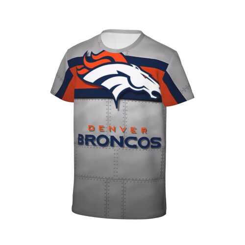 Broncos kortärmad ungdomströja för sportfans 2