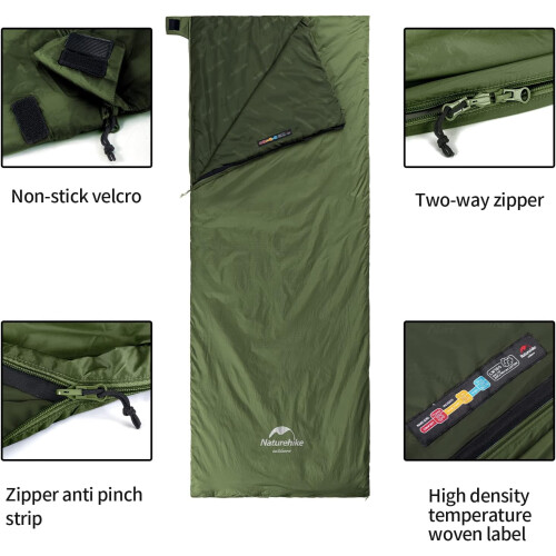 Sac de dormit ușor, impermeabil, compact, pentru 3 sezoane 2