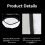 12 Pezzi 18 cm Diffusore di Luce, Diffusore Morbido Copri Lampada Paralume Bianco Diffusore, per Riflettori Stroboscopici da Studio 7