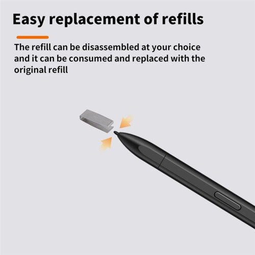 EMR Stylus for  2 Replacement with Digital Eraser 4096 Pressure Level Sensitivity  Rejection for