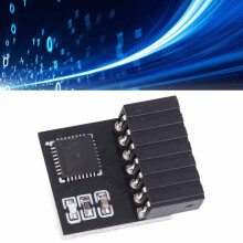 14pin TPM 2.0 Module TPM SPI Module 14Pin SPI TPM 2.0 Encryption Security Module Remote Card for Motherboard