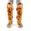 Sandee Kids Shin Guards (Junior) Camo Orange 3
