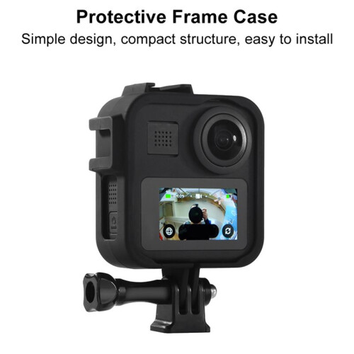 2X Frame Case for Go Pro MAX 360 Housing Cover Mount Protective Frame for Go Pro Max Accessories 2