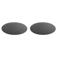 2pcs 300mm X 3mm Acrylic Slip Mat for Phonograph Turntable Vinyl Anti-Static Practical Disc Player LP Mat,E