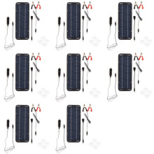 8X 12V 30W Portable Solar Panel Car Boat Power Solar Panel Battery Charger Maintainer for Car Motorcycle Tractor Boat RV
