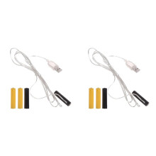2X AAA Virtual Eliminators USB Powered Battery Eliminators for Christmas Tree Lights LED Lights Decoration 1-1