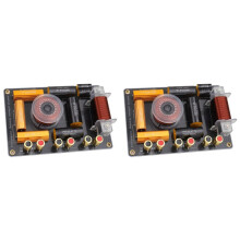 2X 2 Way 1100W Speaker Frequency Divider Audio Hi-Fi High-Low Crossover Board 1600Hz Stage Home Theater Audio Crossover
