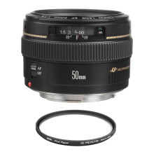 CANON EF 50mm F1.4 USM + HOYA 58mm PRO 1D Schutz