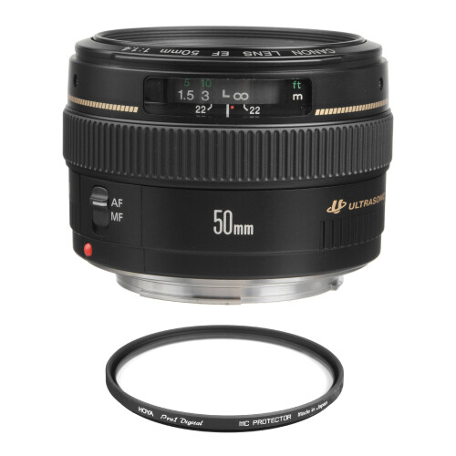 Canon CANON EF 50mm F1.4 USM + HOYA 58mm PRO 1D Protector