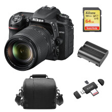 Nikon D7500 Kit Af-S 18-140Mm Ed Vr Dx+64Gcard+Bag+En-El15A+kortinlukija