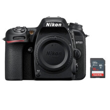 NIKON D7500 Runko + 16GB SD-kortti