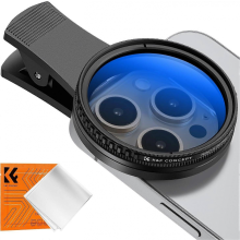 Filtre polarisant CPL 52 mm à clipser, compatible avec les pinces pour téléphone, pour des photos plus nettes et une réd