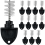 12 Pack Standard Tap Seals for Beer Dispensers, Durable Plastic, Protects Between Keg Changes 1