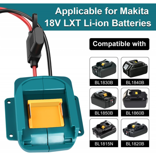 Power Wheel Adapter Compatible with Makita 18V LXT Battery 1