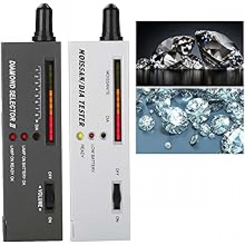 2 Pcs Portable Diamond Testing Tool Set with Tester Pen and Storage Case