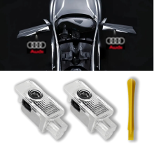 luces de puerta de coche compatibles con A1 A3 A4 A5 A6 A7 A8 Q3 Q5 Q7 R8 TT RS S, luces de cortesía súper brillantes