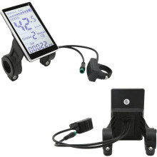 LCD-meter voor elektrische fietsen, 5 pinnen, 24V, 36V, 48V, 60V, compatibel met E-scooter M5 LCD-scherm voor stuur van 3