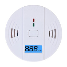 Hochempfindlicher Kohlenmonoxidmelder mit 85 dB lautem Alarm und LED-Blitzlicht für den Notfalleinsatz in Haus und Garag