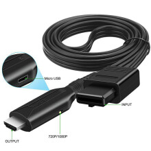 Wii to HDMI Converter Adapter for Wii Console, 720P 1080P HD Video Output Cable for Gaming