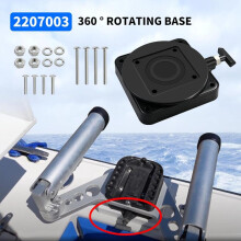 1 Pack Low Profile Swivel Base Compatible with Ca-Nnon 3991913 Downrigger Mount, Heavy Duty Marine Accessory