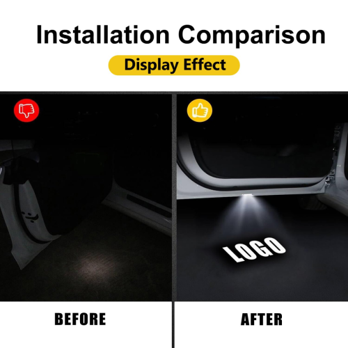 τεμάχια προβολείς καλωσορίσματος LED HD για πόρτα αυτοκινήτου, προβολ 1