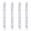 4 Pack R7s 118mm 300W 230V Dimmable Halogen Linear Light Bulb for Construction Work, Warm White, High Brightness 1