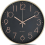 Αθόρυβο Αναλογικό Ρολόι Τοίχου Quartz, Στρογγυλό 30 cm, Χωρίς τικ-τακ, Λει 1