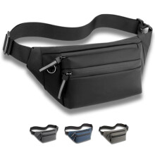 Gürteltasche in Übergröße mit extra langem 168 cm Riemen für Herren, verstellbare Umhängetasche für Reisen