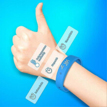 Körpertemperaturmonitor-Thermometer mit Vibrationsalarm, intelligentes Armband zur täglichen Gesundheitsüberwachung