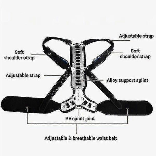 (M) Posture Corrector For Hunched Back, Kyphosis And Vertebral Compression Fracture_llk13 2