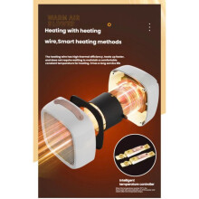 Battery Powered Space Heater - Compact Electric Mini Fan Heater with Thermostat-yzy Women