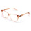 Women's acetate cat-eye reading glasses gold accent 2