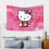 Hello Kitty tapestry pink cat wall hanging 6 ft 5