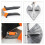 Miter Shears Multi-Angle Cutter 45-135 Degree U-Shaped 8