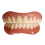 Silicone False Teeth Upper and Lower Dentures Set 1