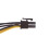 DSH Molex LP4 - PCIe 8 tűs adapterkábel, 18 cm 4