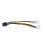 DSH Molex LP4 - PCIe 8 tűs adapterkábel, 18 cm 7