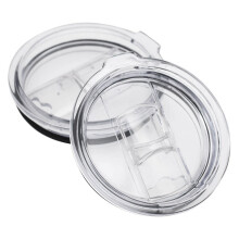 Vacuum Lid for Tumbler Clear Splash-Proof 2 pcs