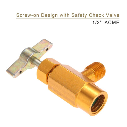 R134A can tap self-sealing refrigerant dispenser 2