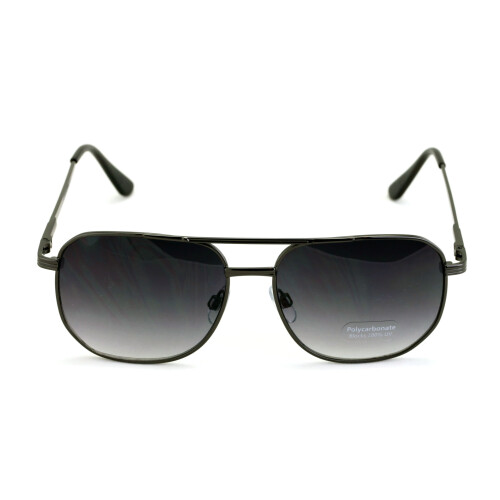 Men's Metal Square Aviator Sunglasses +2.75 1