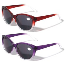 Women's bifocal reading sunglasses +3.50 vintage cat-eye