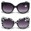 Women's bifocal reading sunglasses +2.00, round cateye, 2 2