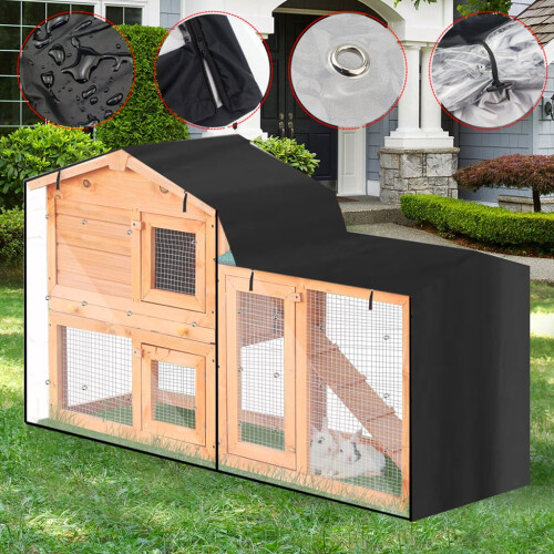 Rabbit Hutch Cover Dust and Moisture Resistant 1 Pack 1