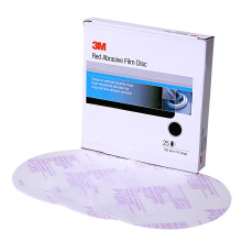 3M Hookit Red Finishing Film Abrasive Disc, 01186, 6 in, P1000, Pack of 25 Disc for Auto Sanding