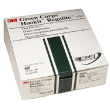 Discos de Lijado 3M Green Corps Hookit, Sin Polvo, 00615, 6 in, Grado 40+, Paquete de 25 Discos