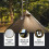 Hot Tent Stove Jack Fire-Resistant Chimney Vent Ring 3