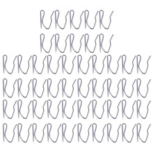 50Pcs Curtain Drapery Pin Hooks - Silvery