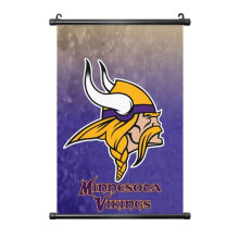 Vikings Football Team PVC Hanging Painting Black Axis